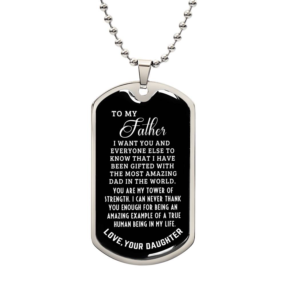 Perfect Gift For Father - Dog Taq Pendant