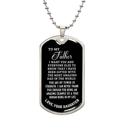 Perfect Gift For Father - Dog Taq Pendant