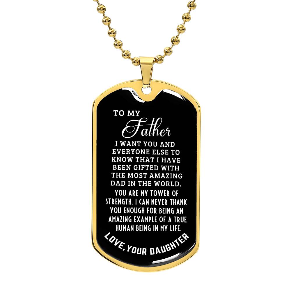 Perfect Gift For Father - Dog Taq Pendant