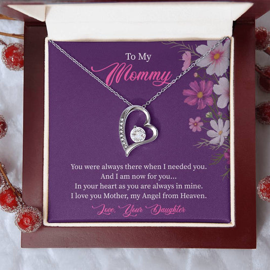 I Love You, Mother. My Angel From Heaven- Perfect Gift For Mother. Necklace Gift For Mother.