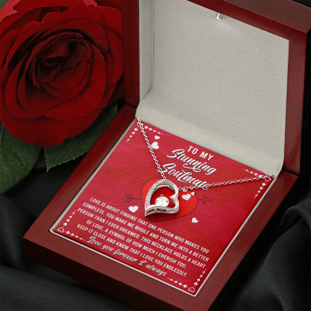 Love You Forever- Forever Love Necklace - Gift For Soulmate- Gift For Wife