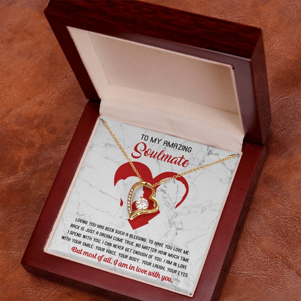 I Am In Love With You- Forever Love Necklace- Gift for Soulmate