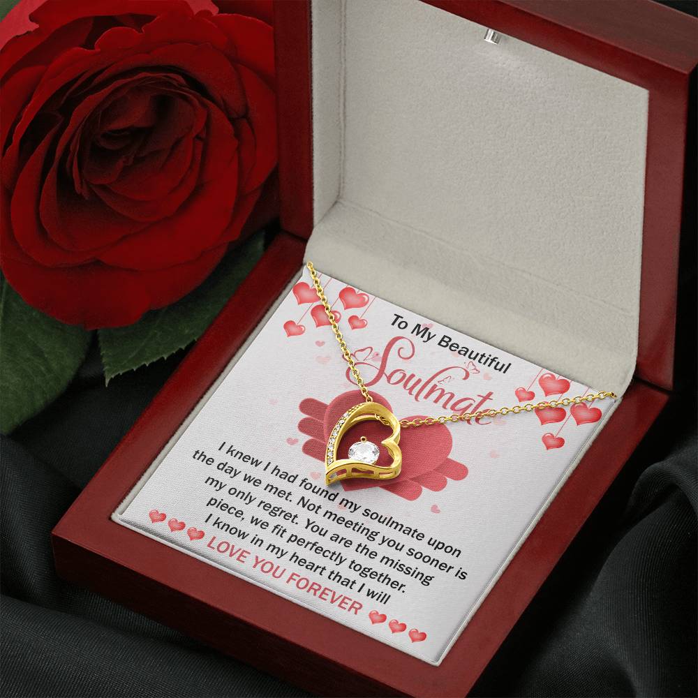 Missing Piece- Forever Love Necklace- Gift For Soulmate