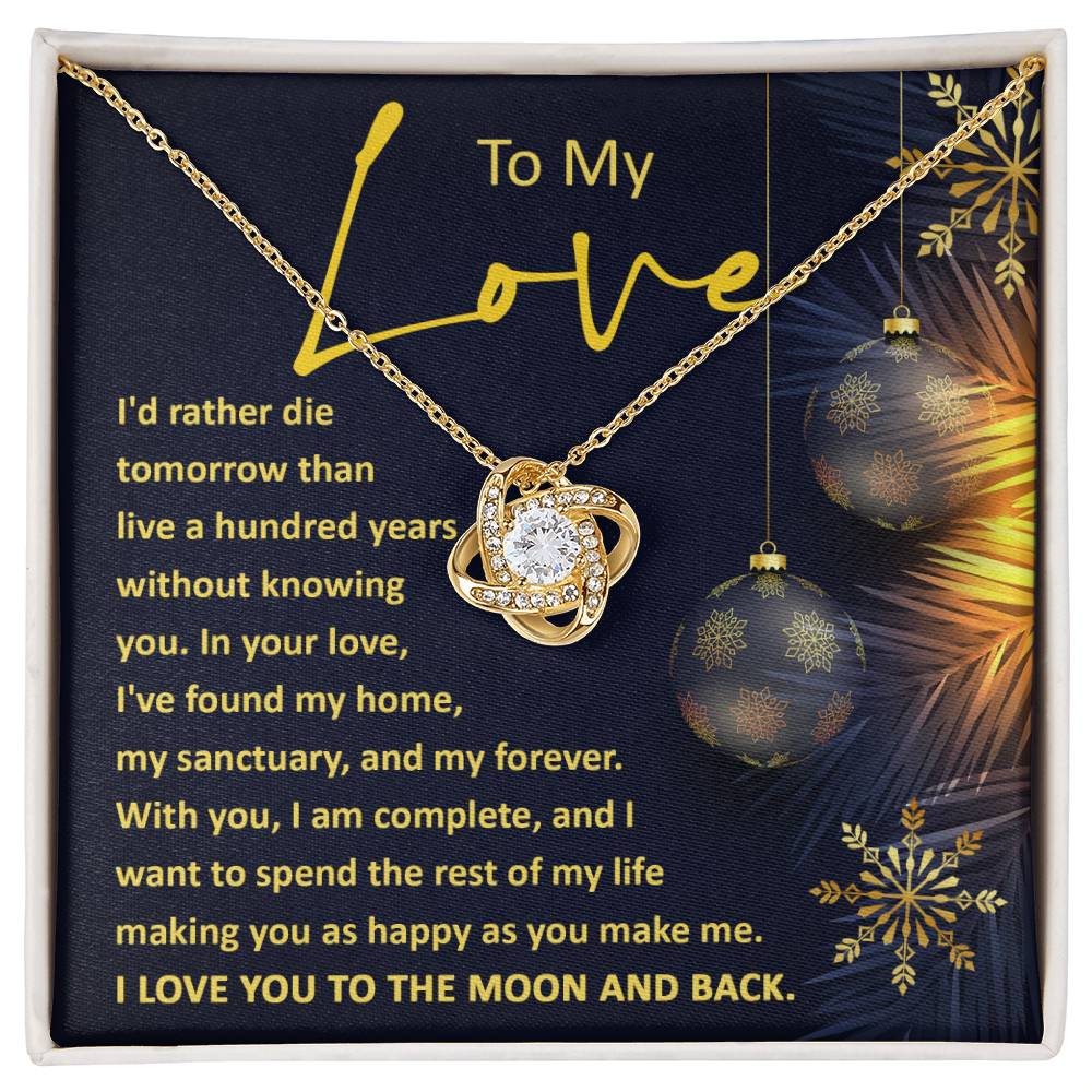 I Love You To The Moon And Back -Gift for Soulmate, Gift For Wife