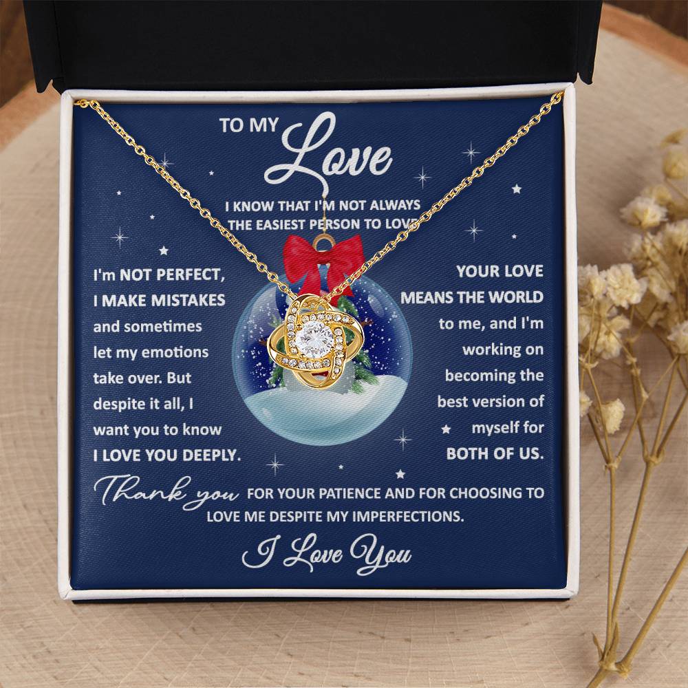 I Love You Deeply- Gift for wife- Gift For Soulmate- Pendant Necklace