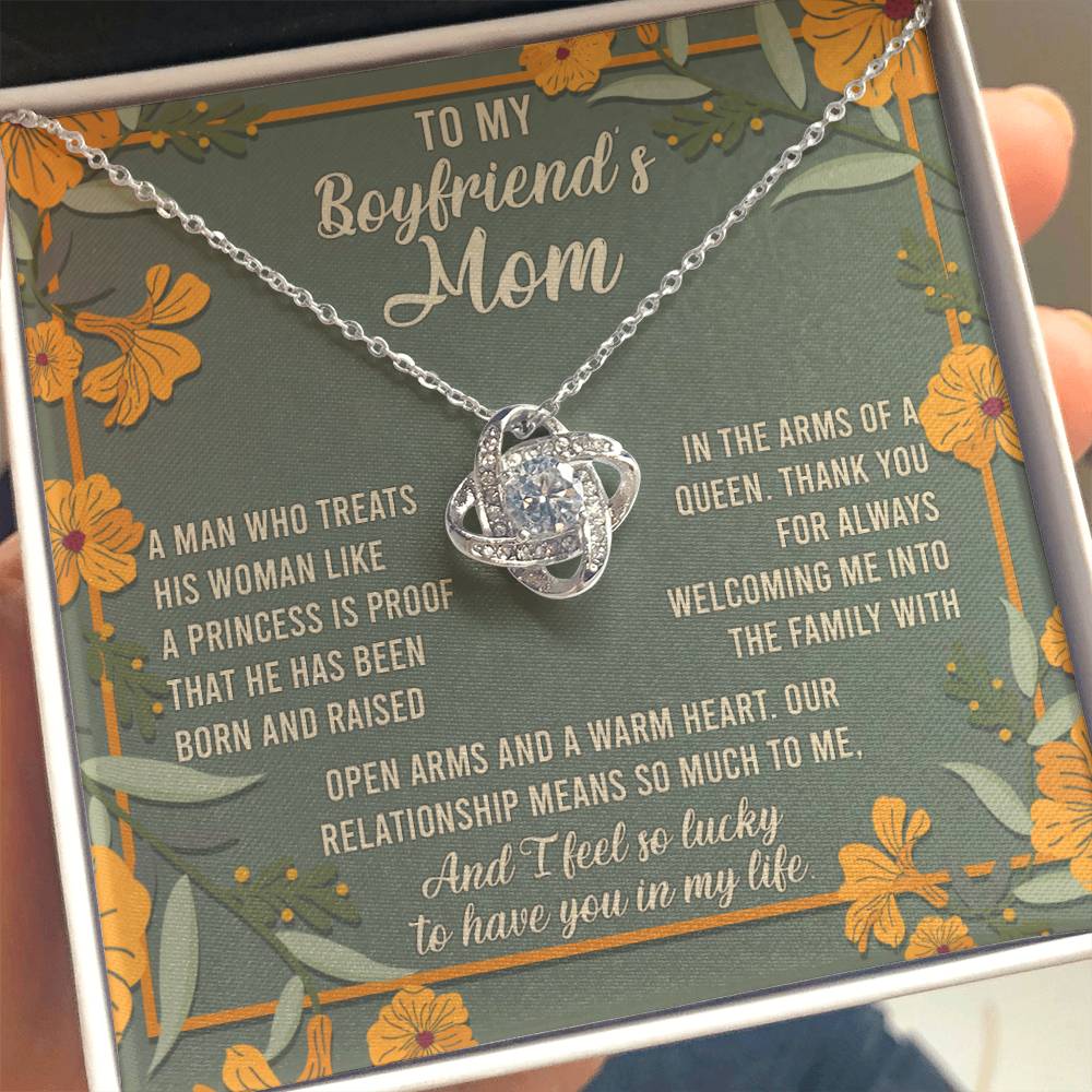 To My Boyfriend's Mom- Gift for Boyfriend's mom