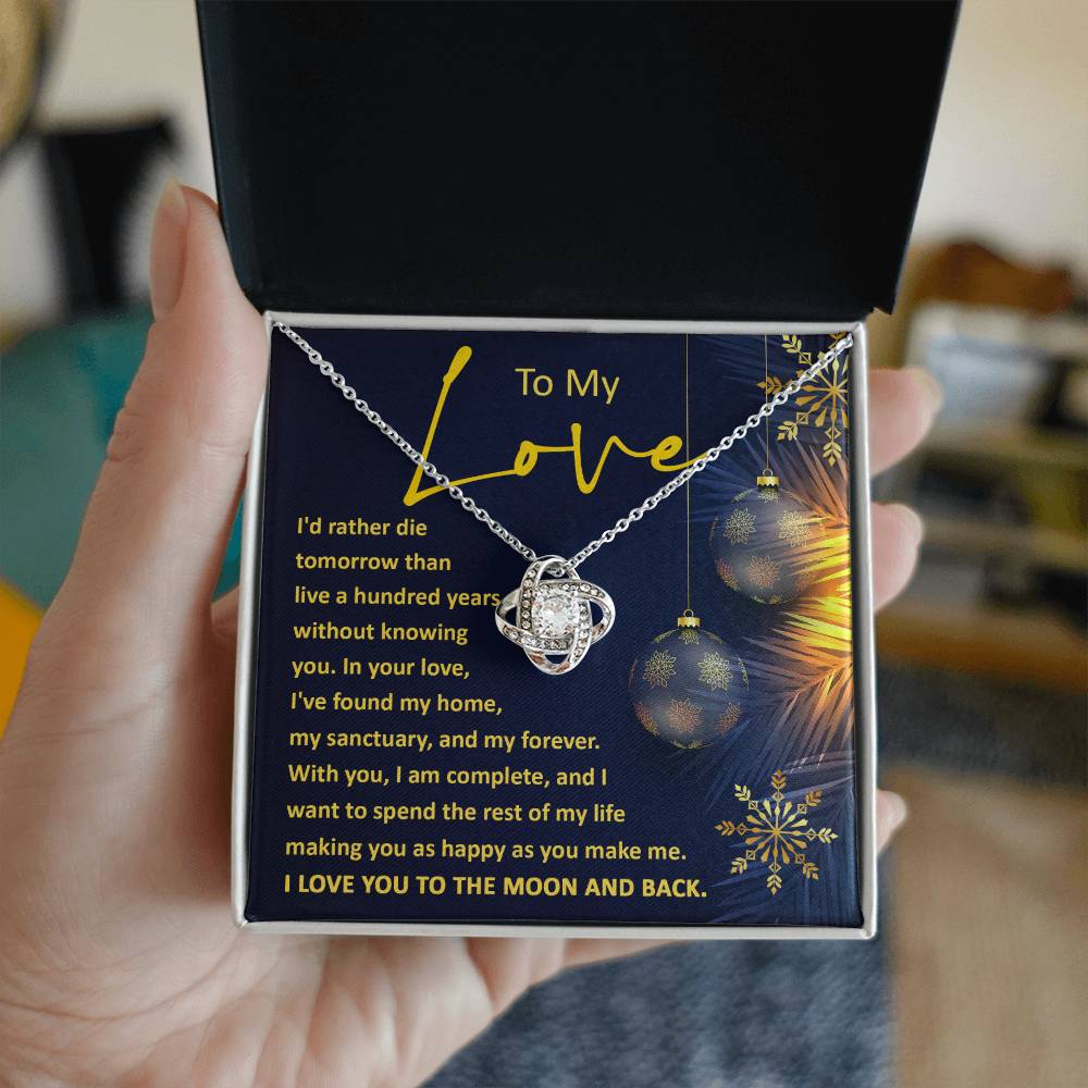 I Love You To The Moon And Back -Gift for Soulmate, Gift For Wife