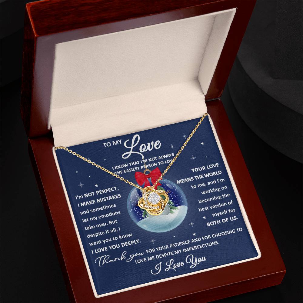 I Love You Deeply- Gift for wife- Gift For Soulmate- Pendant Necklace