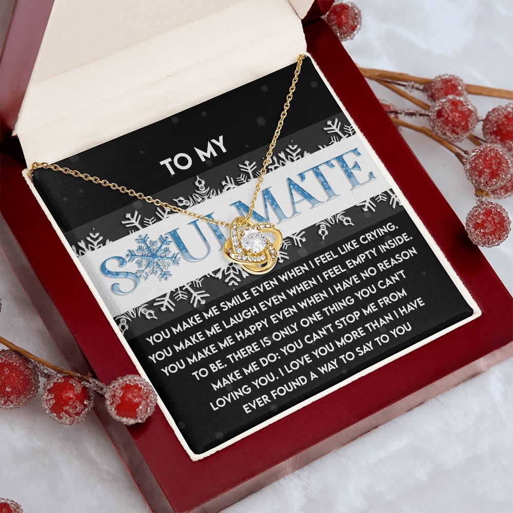 Romantic, Sentimental Gift For Soulmate, Love knot Necklace, Gift  for Girlfriend, Christmas Gift