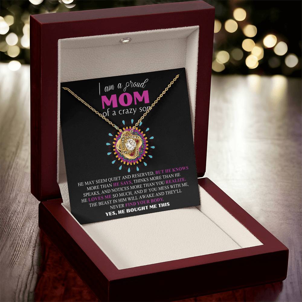 I Am A Proud Mom, Gift  To Mother from SOn, Gift For Mama