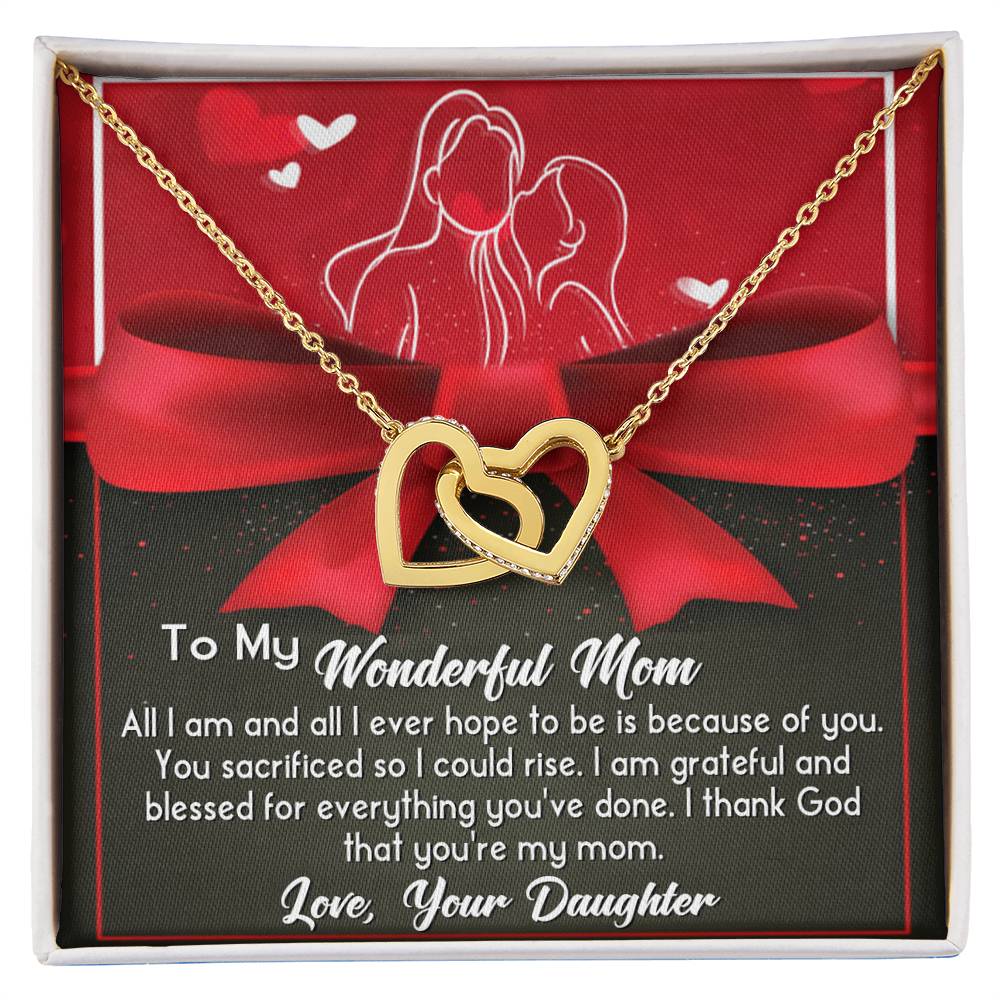 To My Wonderful Mom, Gift For Mother, Gift For Mom, Birthday Gift