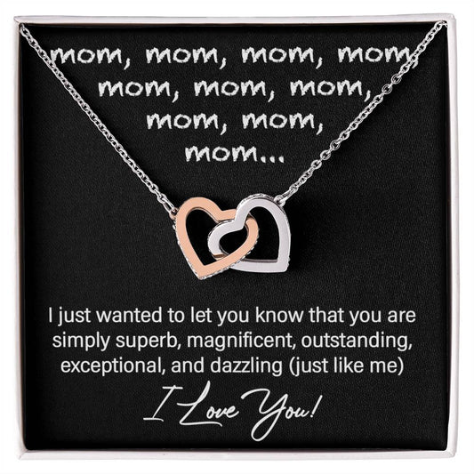 I Love You, Mom. Gift For Mother, Gift For Mom