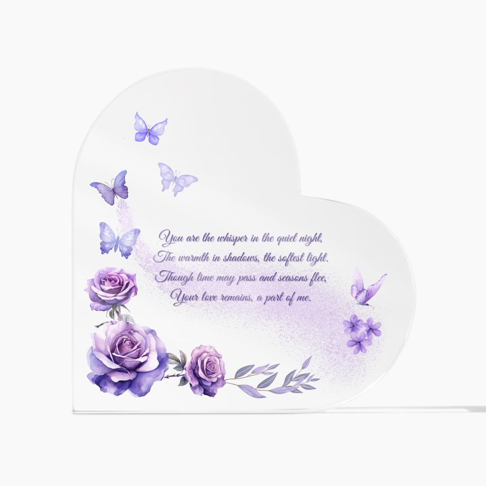 Whispers of Love: Butterfly & Rose Memorial Plaque – In Loving Memory of Those We Hold Dear