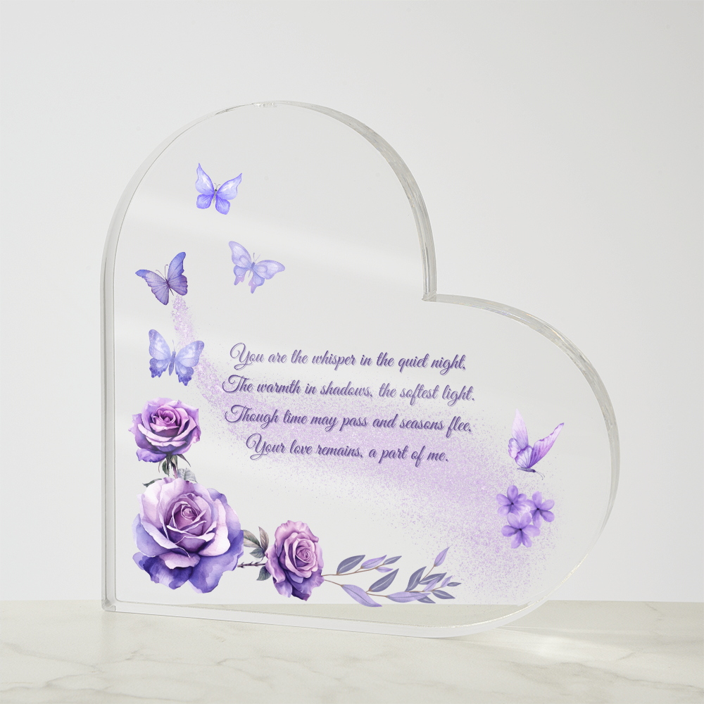 Whispers of Love: Butterfly & Rose Memorial Plaque – In Loving Memory of Those We Hold Dear