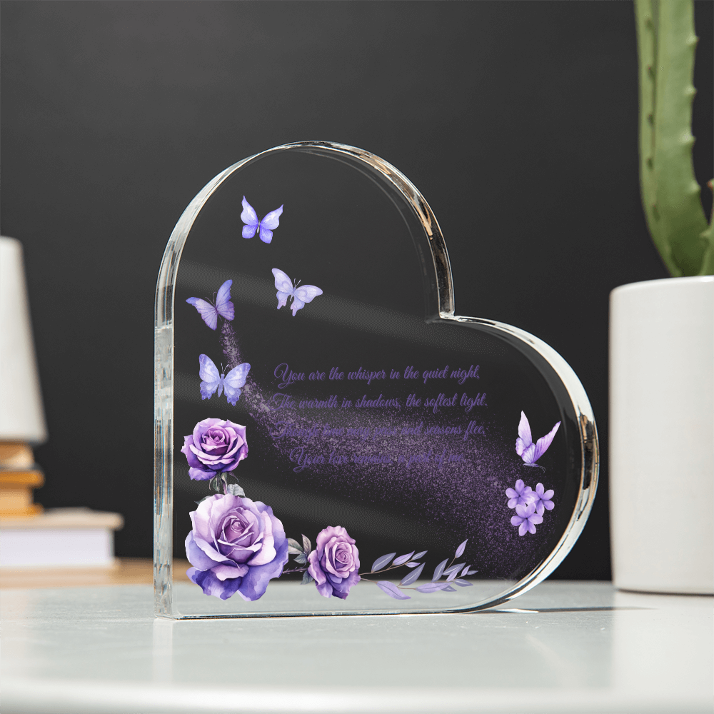 Whispers of Love: Butterfly & Rose Memorial Plaque – In Loving Memory of Those We Hold Dear