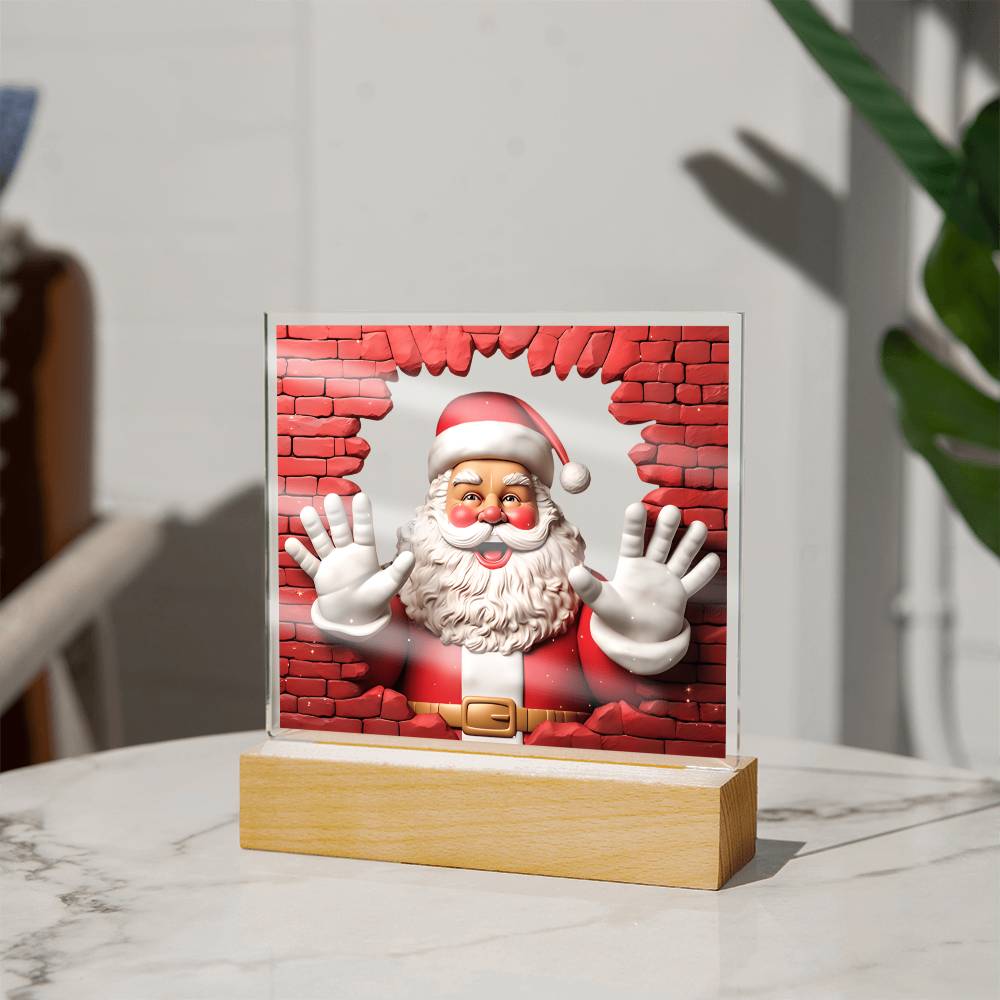 Santa Claus - Acrylic Square Plaque