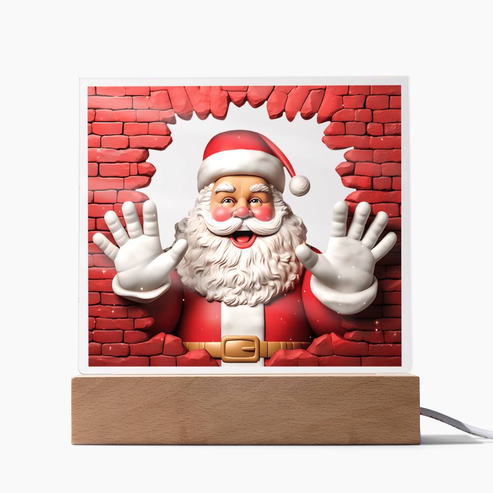 Santa Claus - Acrylic Square Plaque