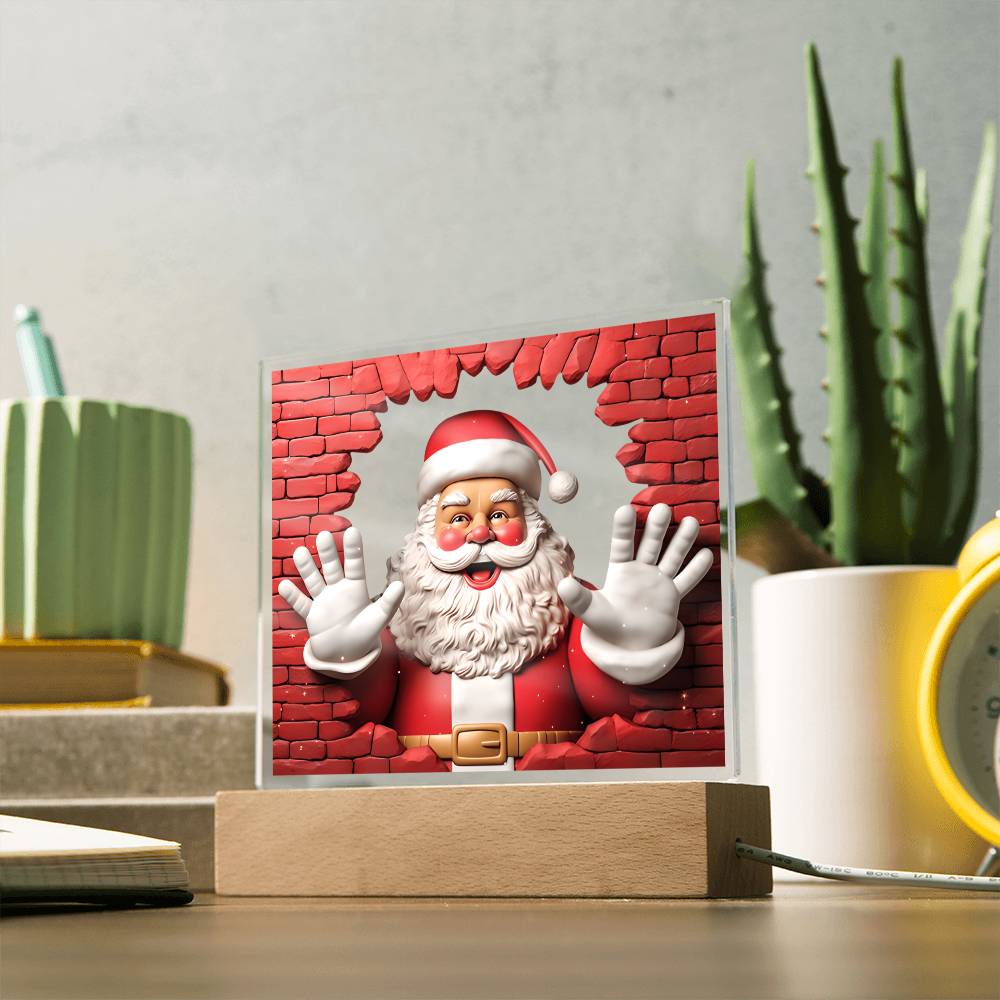 Santa Claus - Acrylic Square Plaque