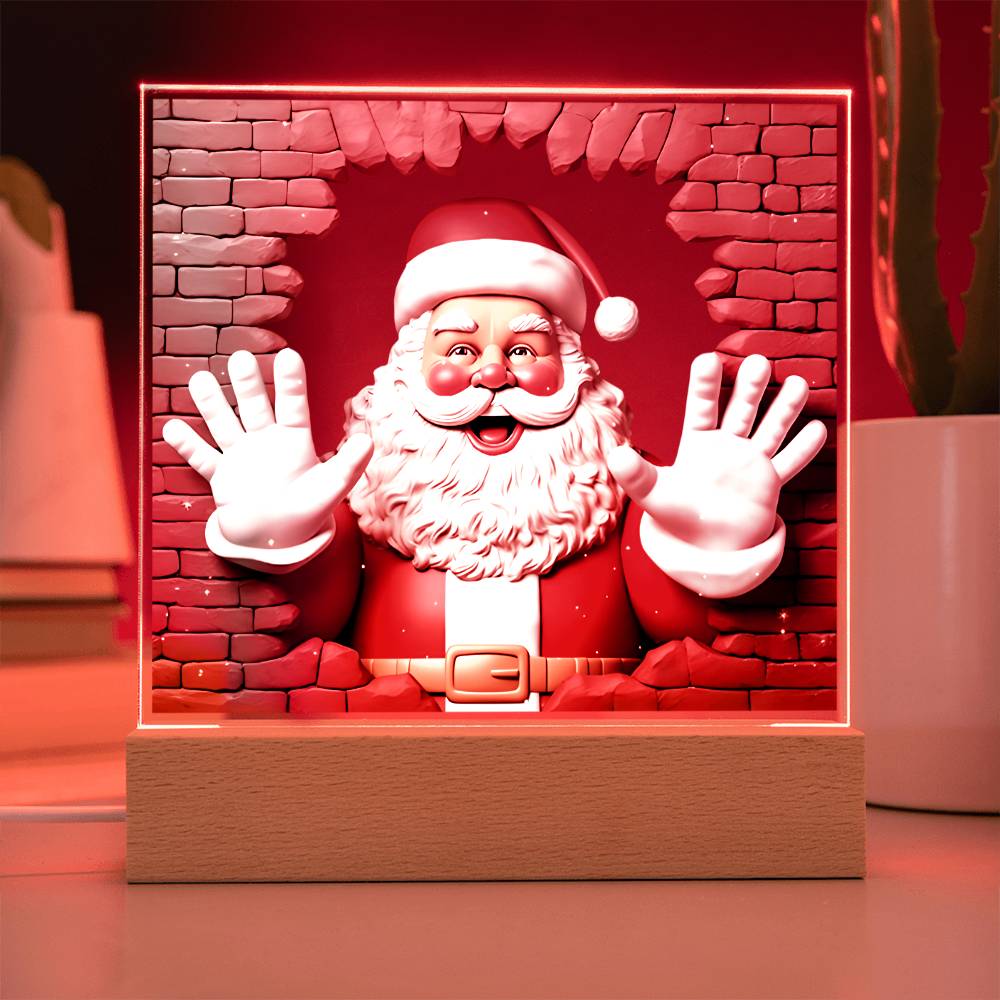 Santa Claus - Acrylic Square Plaque