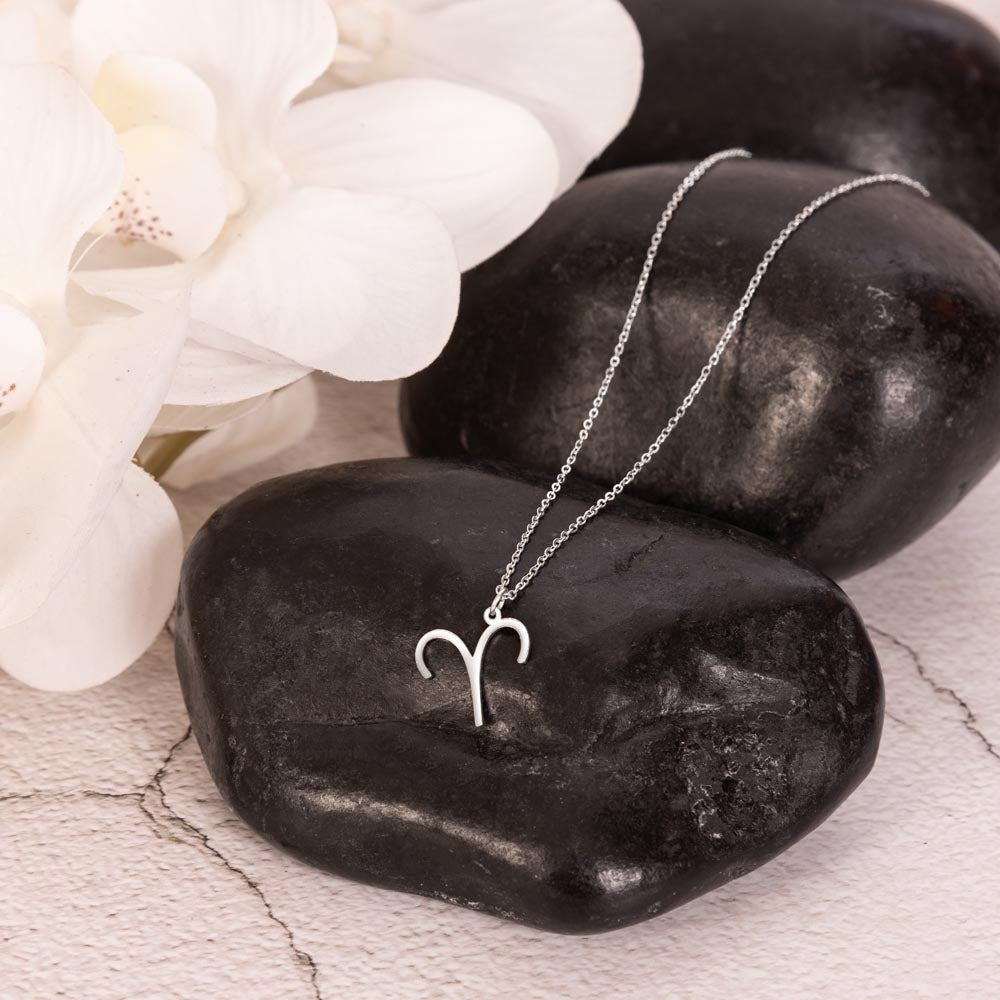 Aries- Zodiac Symbol Necklace