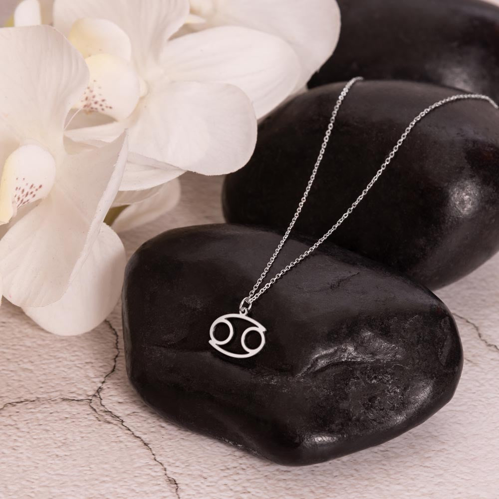 Cancer- Zodiac Symbol Necklace