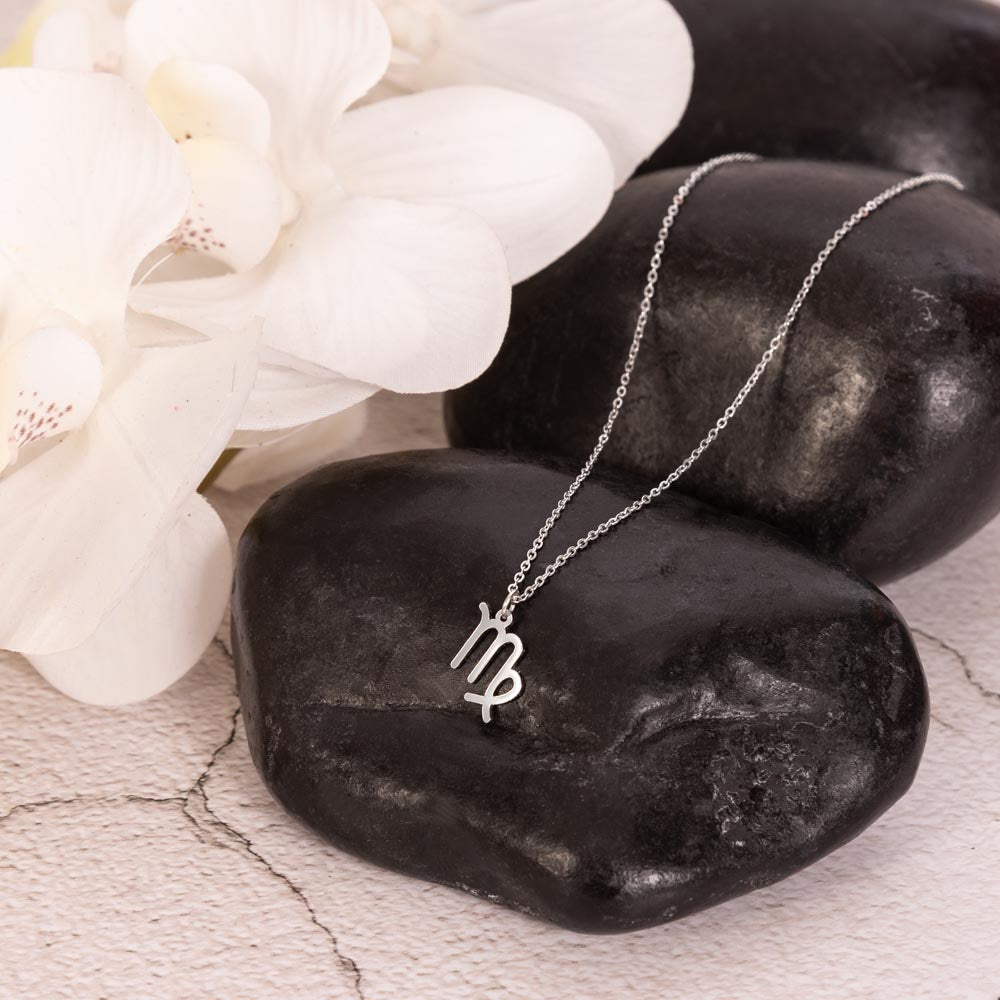 Virgo Queen -Zodiac Symbol Necklace