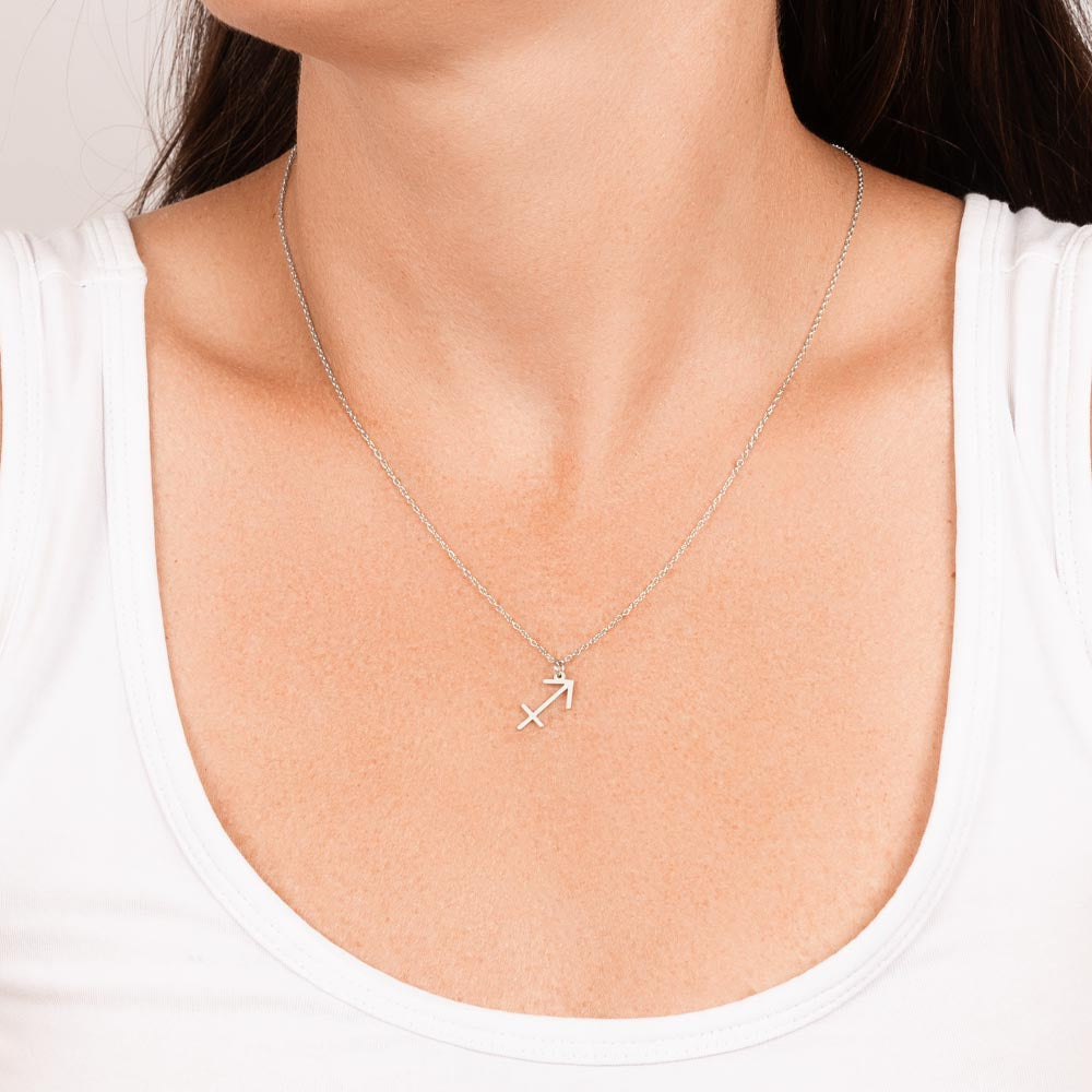 Sagittarius- Zodiac Symbol Necklace