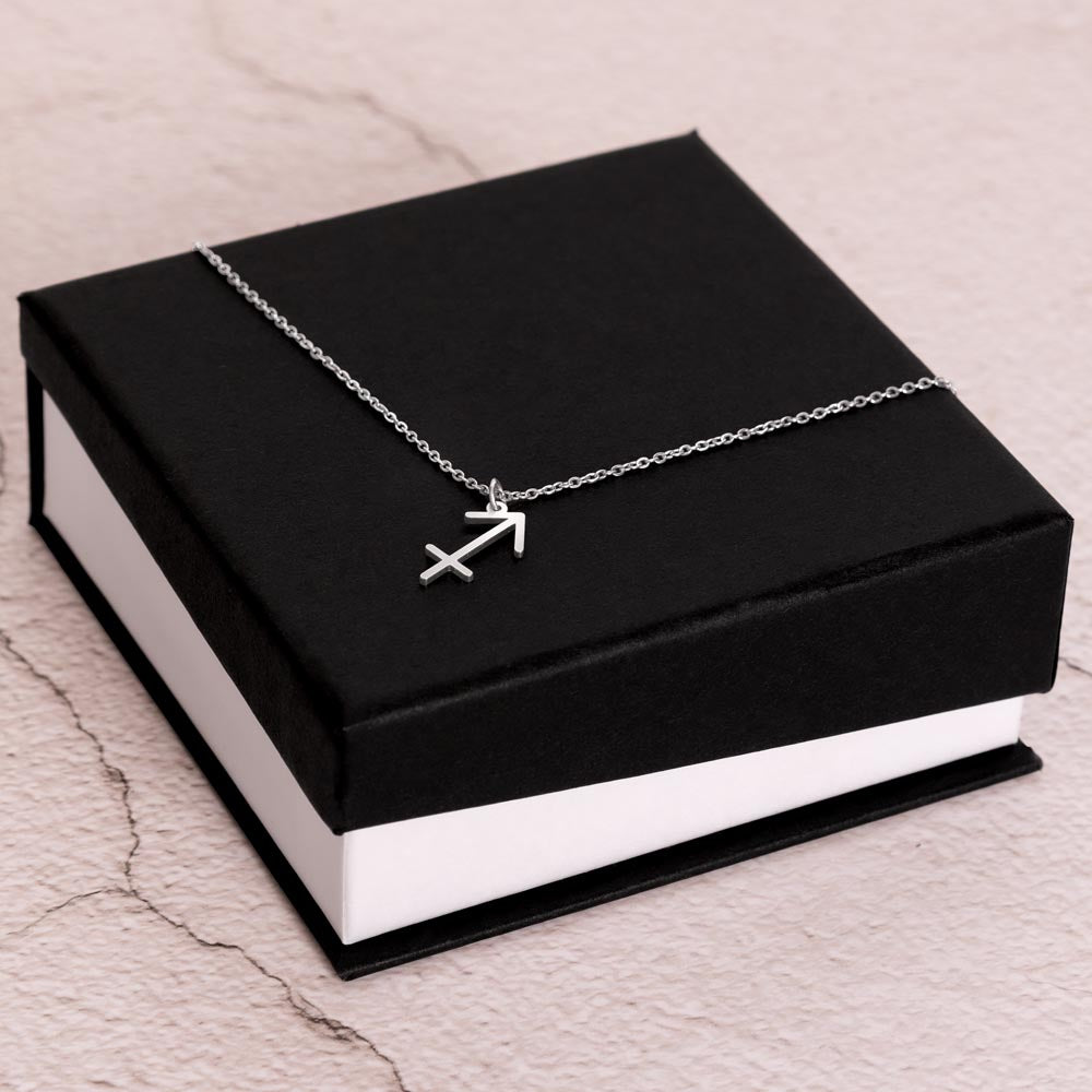 Sagittarius- Zodiac Symbol Necklace