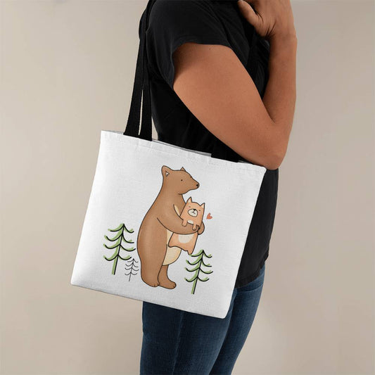 Mama Bear's Embrace: Classic Tote Bag - A Heartfelt Birthday Gift for Mom, Gift for Mom