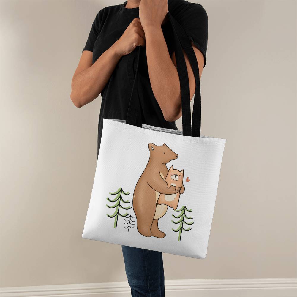 Mama Bear's Embrace: Classic Tote Bag - A Heartfelt Birthday Gift for Mom, Gift for Mom