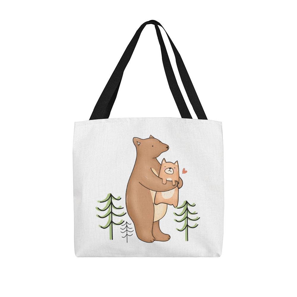 Mama Bear's Embrace: Classic Tote Bag - A Heartfelt Birthday Gift for Mom, Gift for Mom