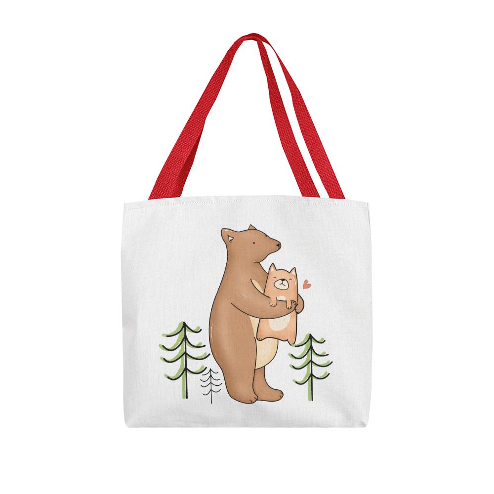 Mama Bear's Embrace: Classic Tote Bag - A Heartfelt Birthday Gift for Mom, Gift for Mom