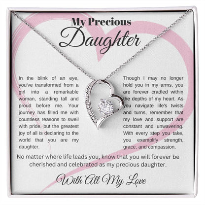 Timeless Love: Forever Love  Necklace, gift for daughter, to my daughter gift