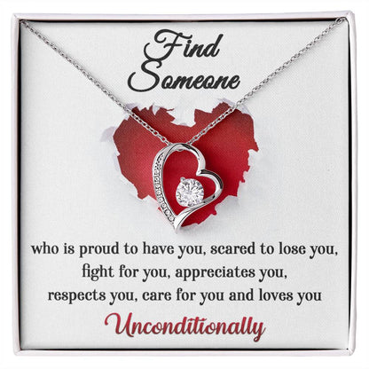 Someone  loves you unconditionally, Gift for soulmate, Gift for Wife