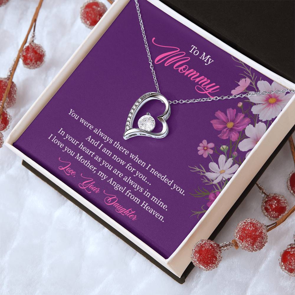 I Love You, Mother. My Angel From Heaven- Perfect Gift For Mother. Necklace Gift For Mother.