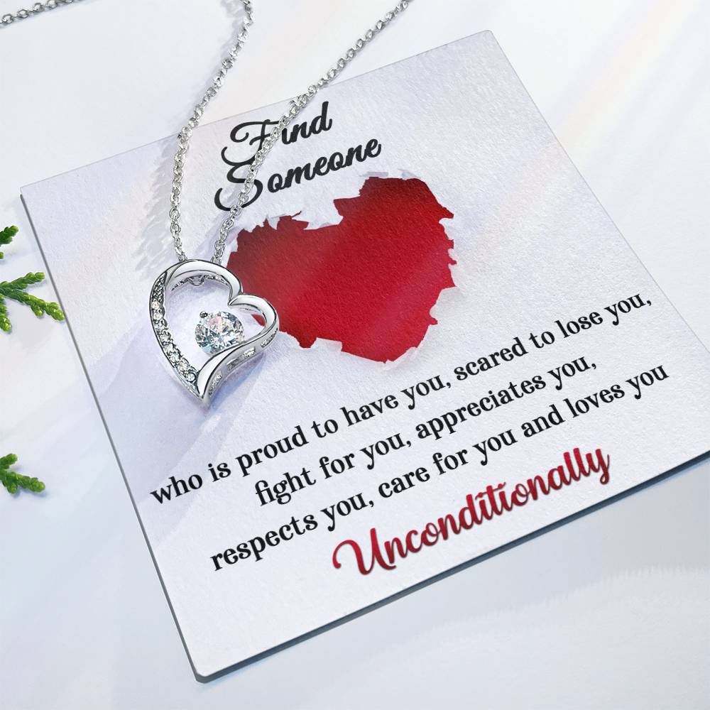 Someone  loves you unconditionally, Gift for soulmate, Gift for Wife