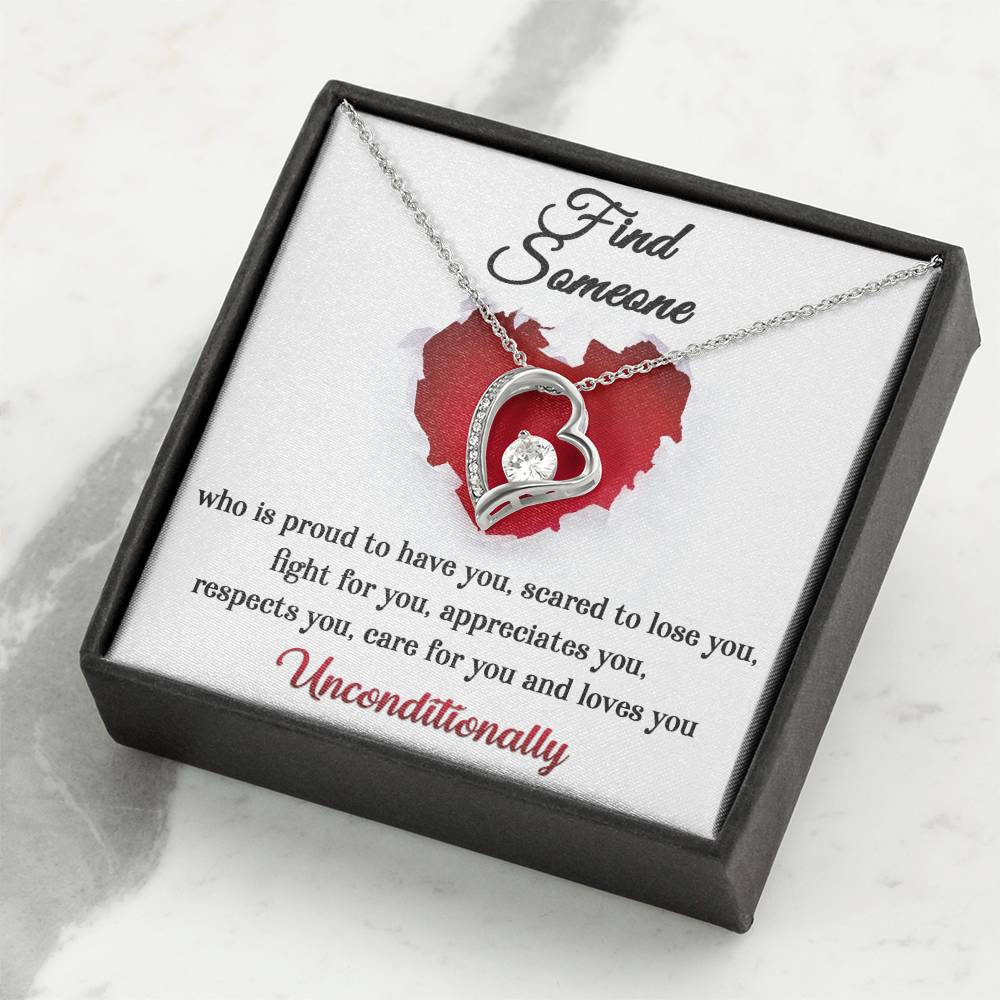 Someone  loves you unconditionally, Gift for soulmate, Gift for Wife