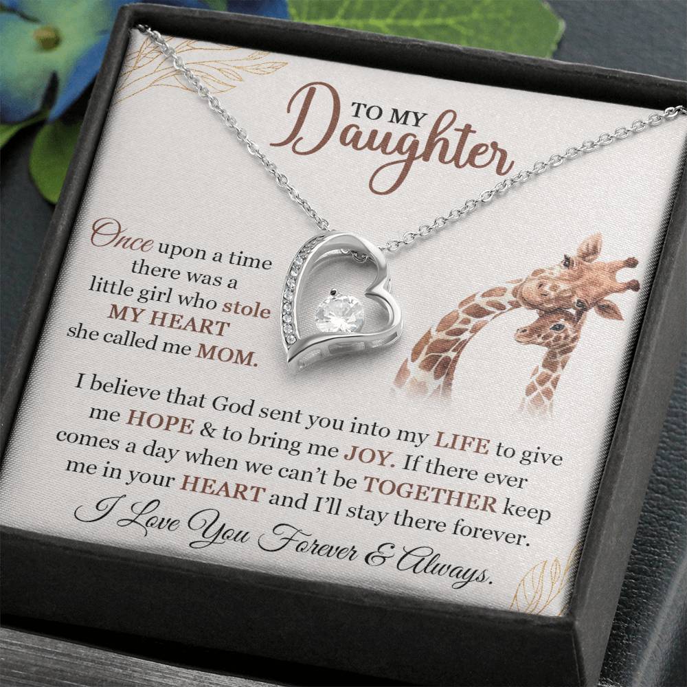 Forever Bond: Mother-Daughter Love Necklace, gift for daughter, gift to my daughter