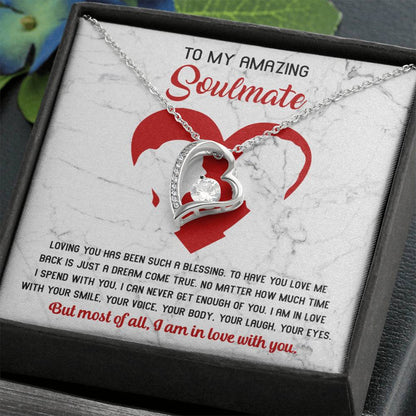 I Am In Love With You- Forever Love Necklace- Gift for Soulmate