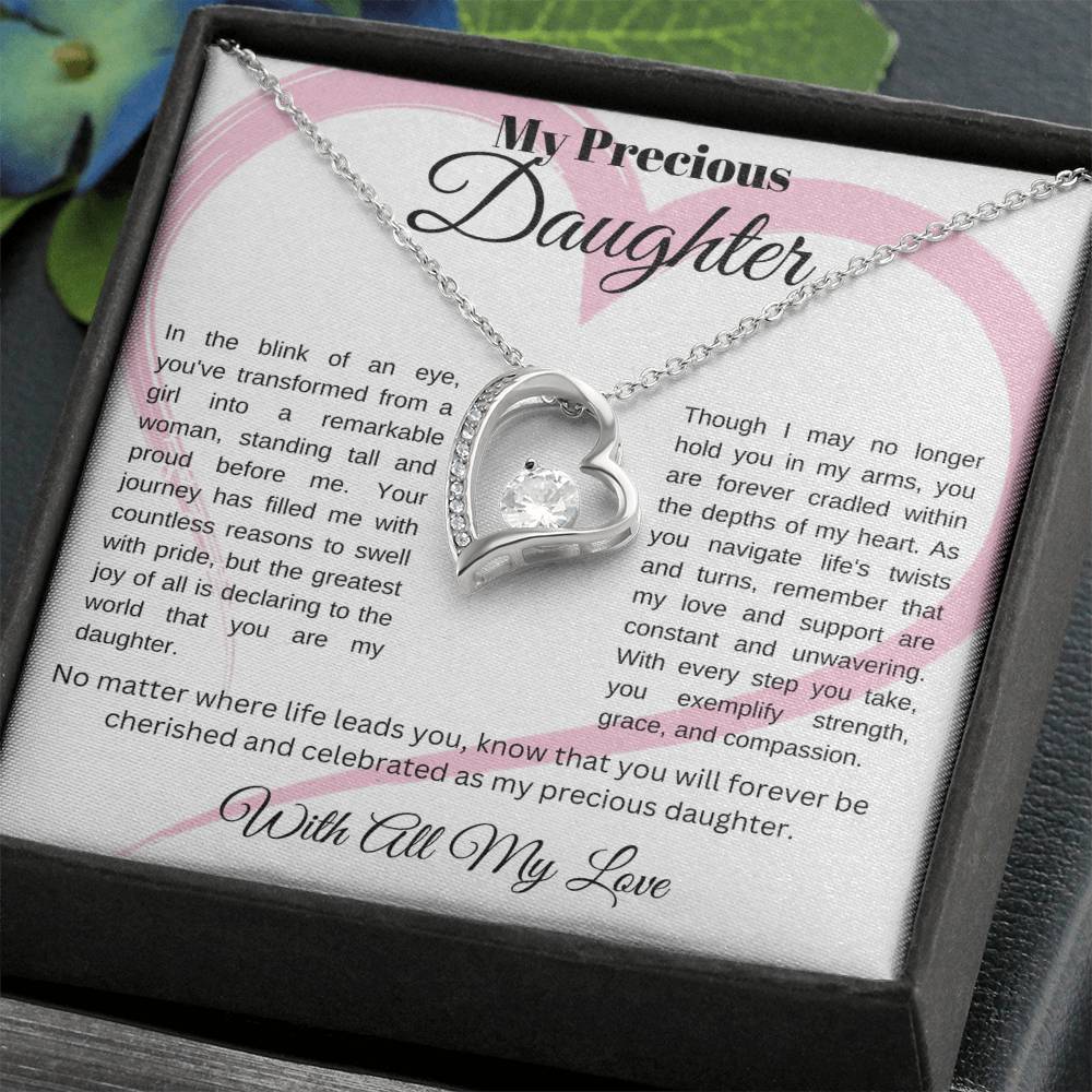 Timeless Love: Forever Love  Necklace, gift for daughter, to my daughter gift