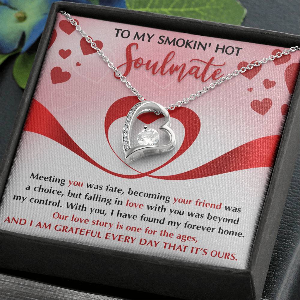 I Am Grateful-  Forever Love Necklace- Gift For Soulmate