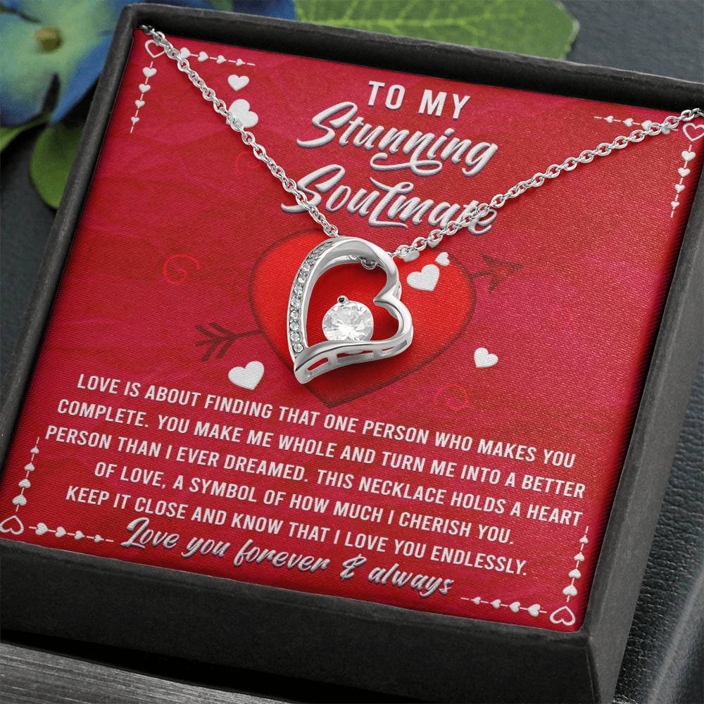 Love You Forever- Forever Love Necklace - Gift For Soulmate- Gift For Wife