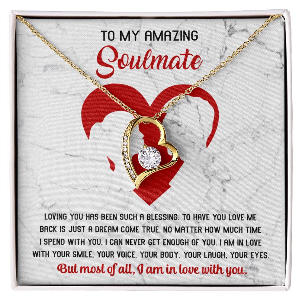 I Am In Love With You- Forever Love Necklace- Gift for Soulmate