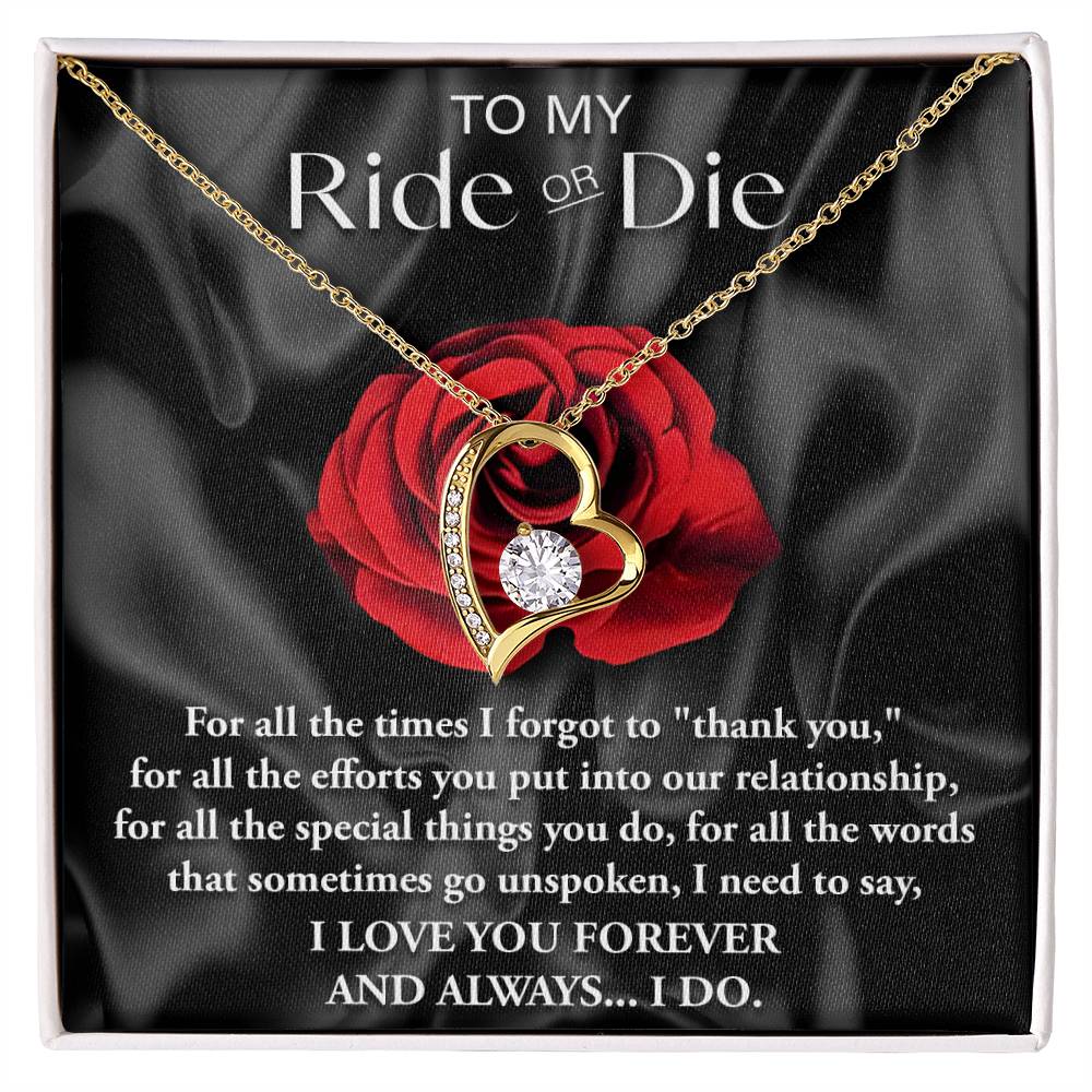 To My Ride or Die  - Gift For Soulmate