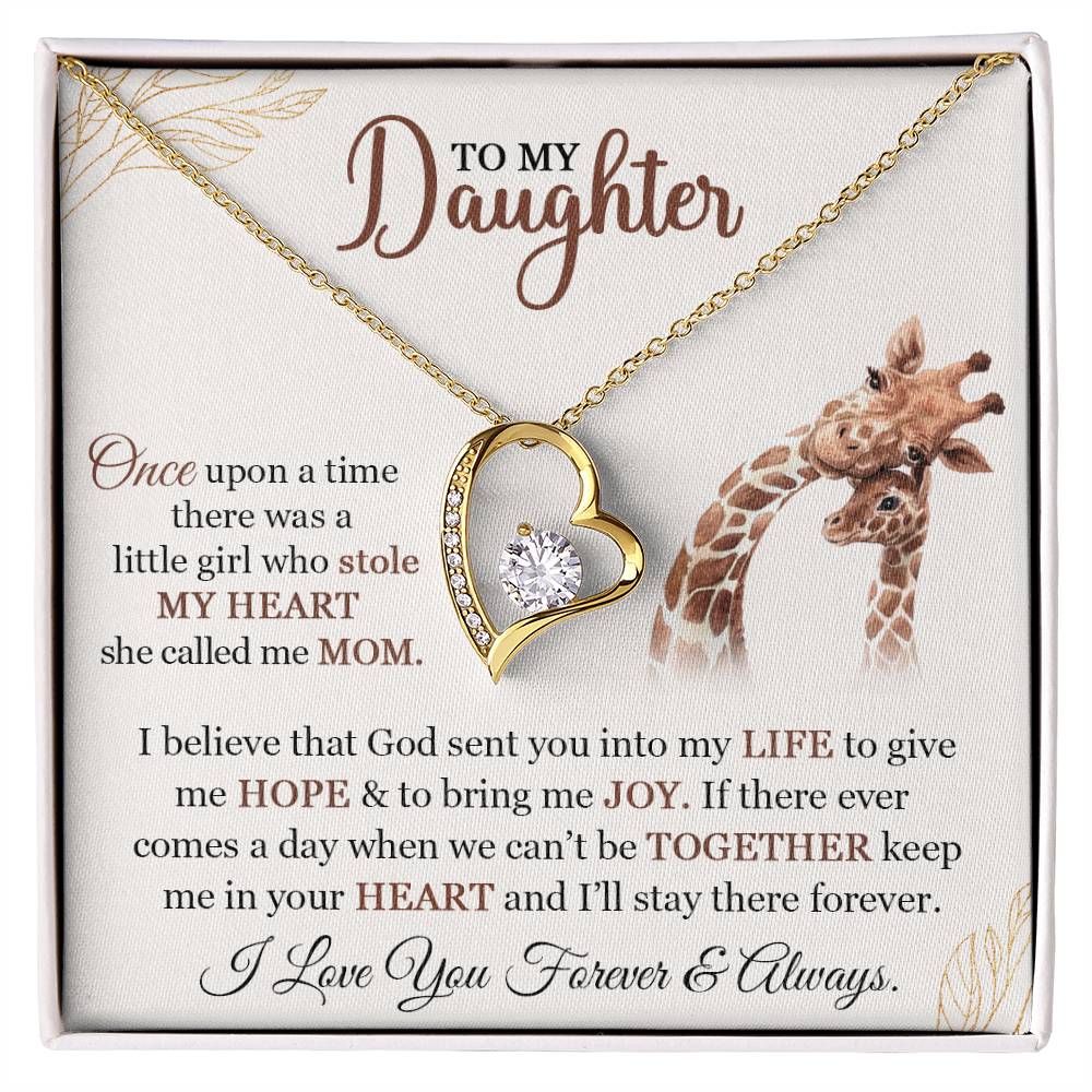 Forever Bond: Mother-Daughter Love Necklace, gift for daughter, gift to my daughter