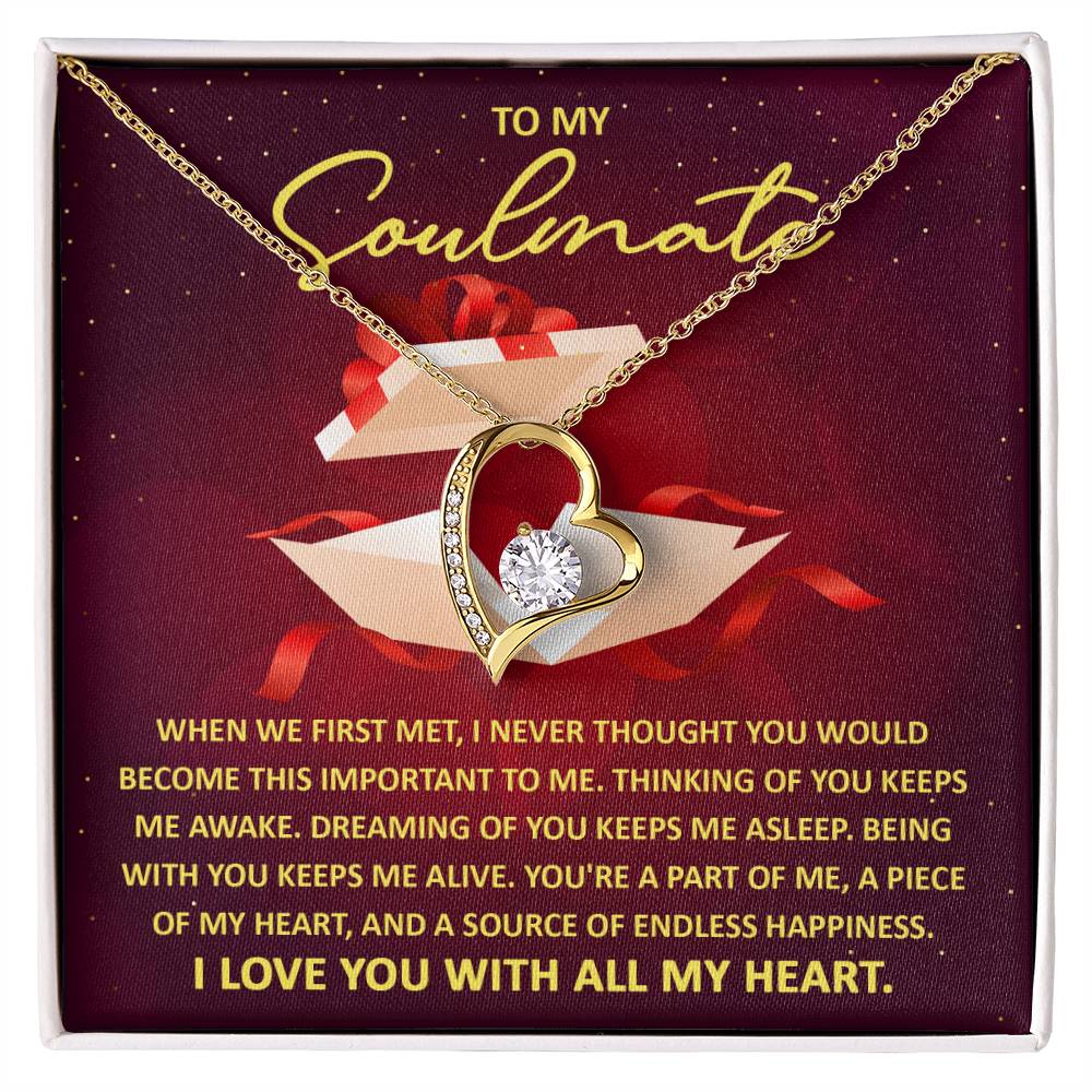 Thinking Of You- Forever Love Necklace- Gift For Wife, Gift For Soulmate