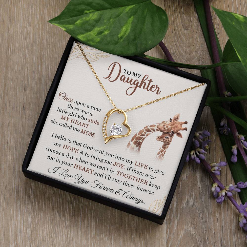 Forever Bond: Mother-Daughter Love Necklace, gift for daughter, gift to my daughter