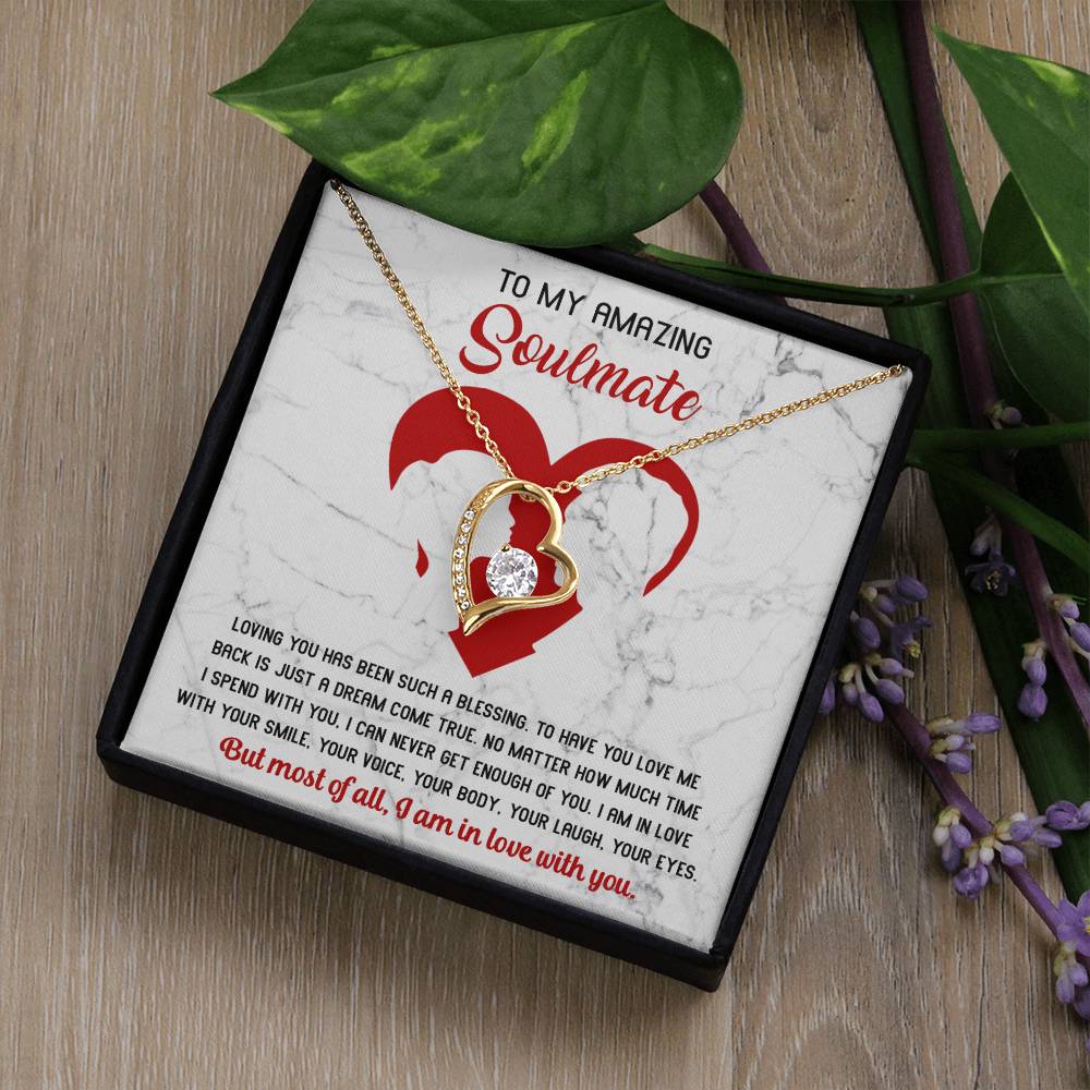 I Am In Love With You- Forever Love Necklace- Gift for Soulmate