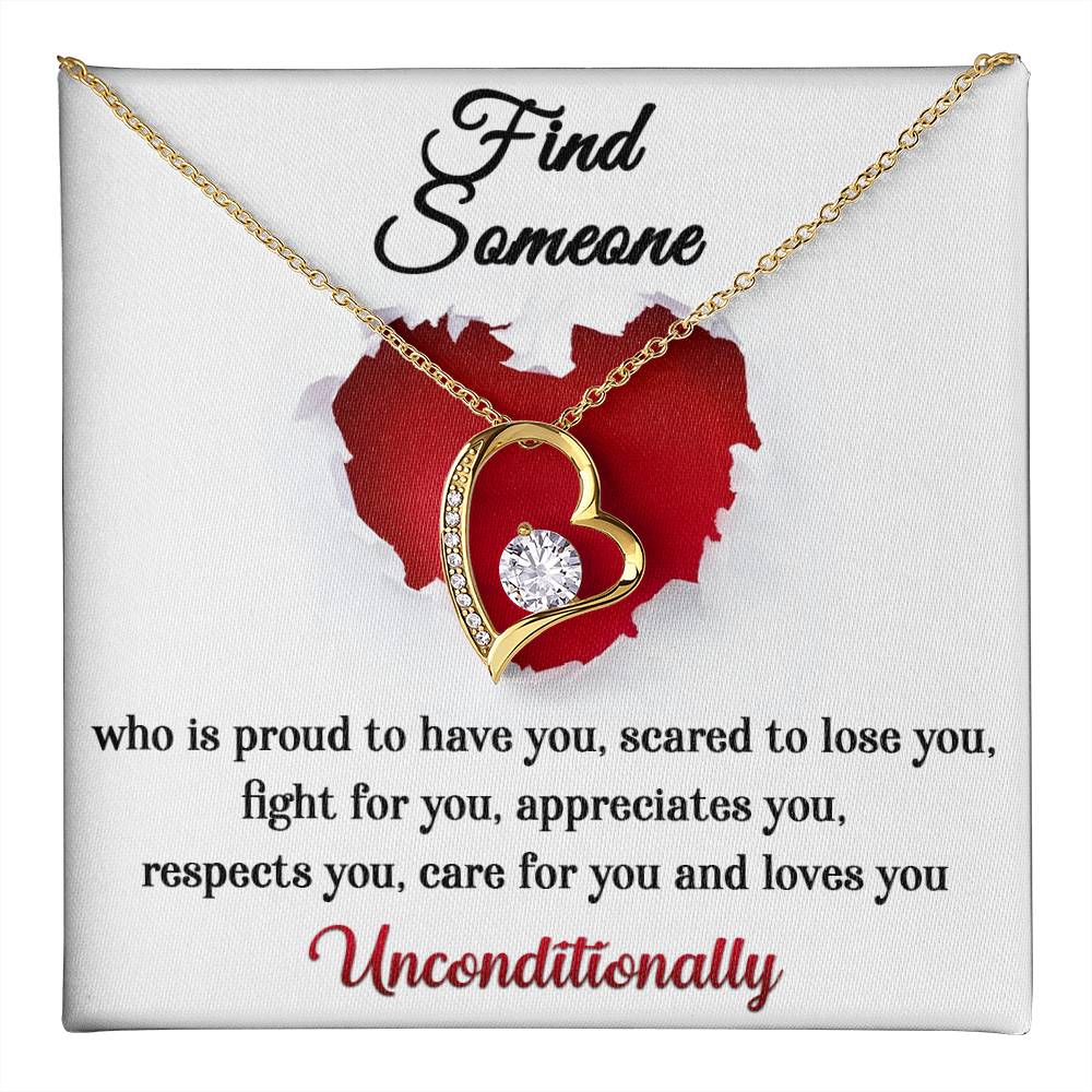 Someone  loves you unconditionally, Gift for soulmate, Gift for Wife