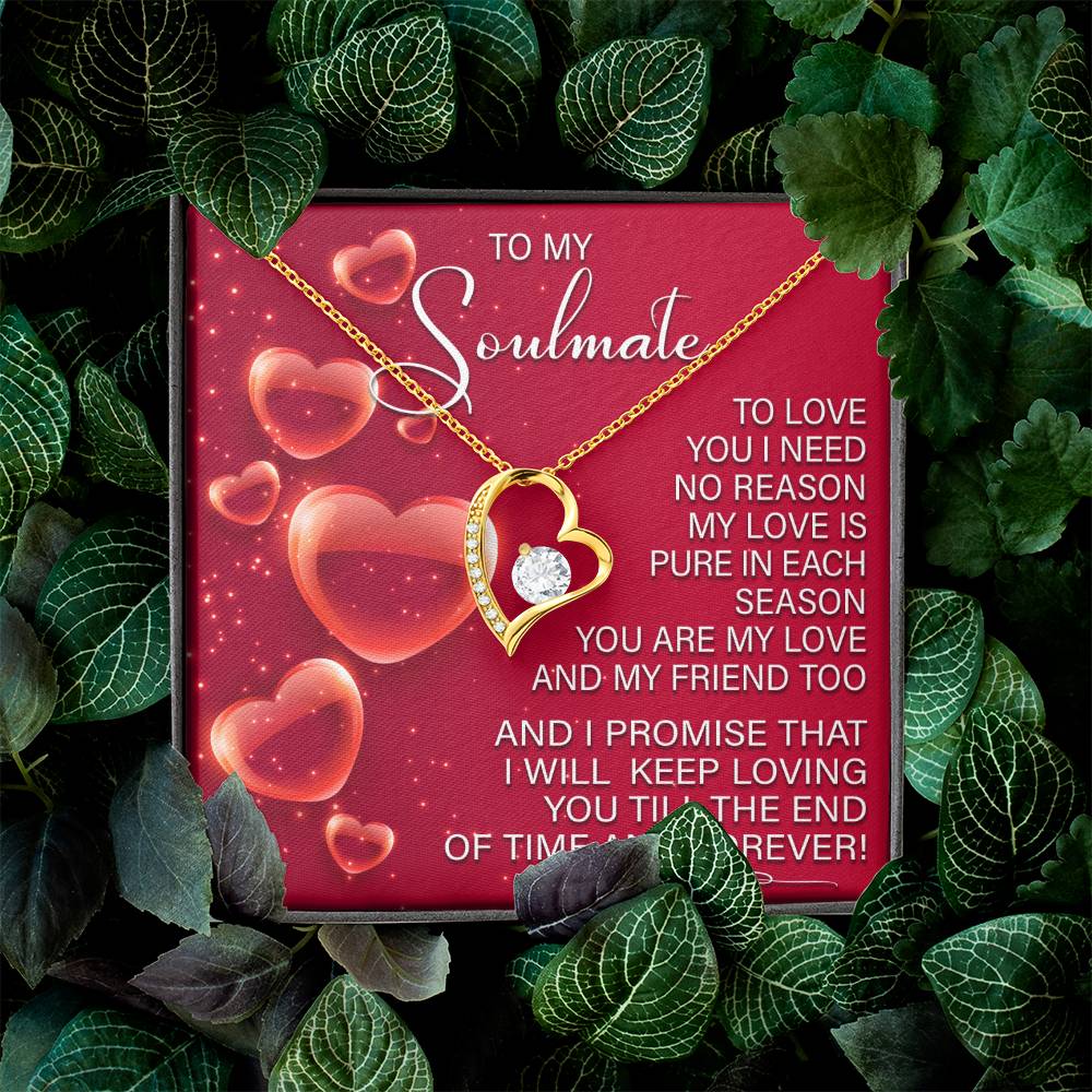 I Love You To The End Of Time- Gift For Soulmate